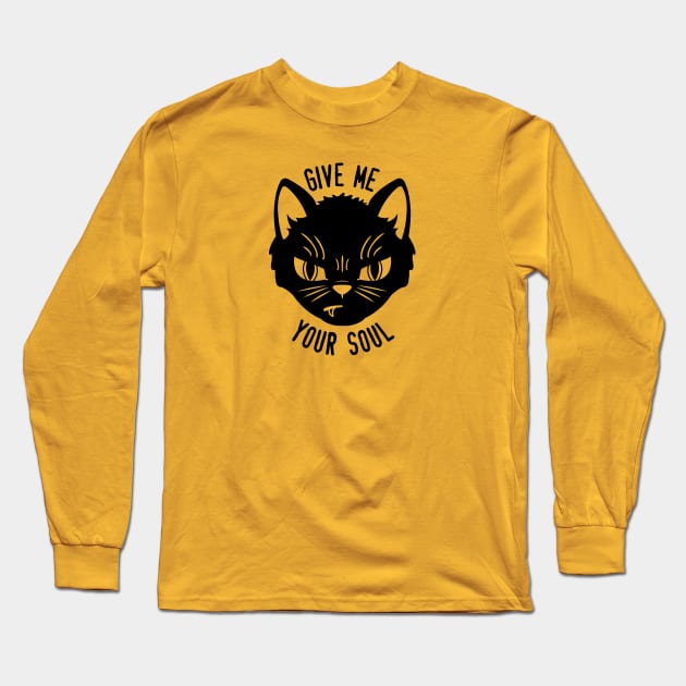 Give Me Your Soul Long Sleeve T-Shirt by JIMBOT